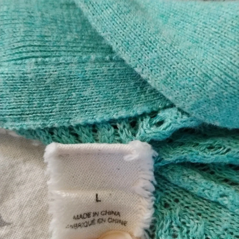 Angel Of The North Anthropologie Mint Cocoon Cardigan - Picture 3 of 12